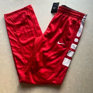 Nike Elite Stripe Training Warm-Up Pant Women's XL Red Basketball 835386